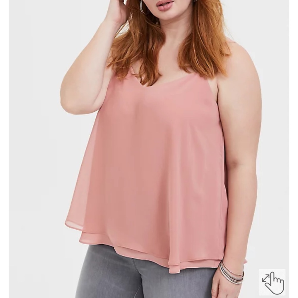 Torrid double layer swing cami